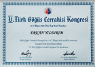 Prof. Dr. Erkan Yıldırım Göğüs Cerrahisi sertifikası
