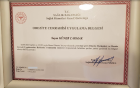 Doç. Dr. Güner Çakmak Genel Cerrahi sertifikası