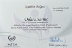 Psk. Dilara Sarnıç Psikoloji sertifikası