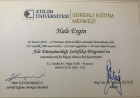 Psk. Hale Ergin Psikoloji sertifikası