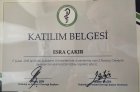 Podolog Esra ÇAKIR Podoloji sertifikası