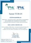 Psk. Samet Turan Psikoloji sertifikası