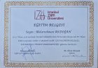 Uzm. Psk. Dan. Abdurrahman Akdoğan Psikolojik Danışman sertifikası