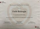 Uzm. Dr. Fatih Beşiroğlu Kardiyoloji sertifikası