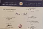 Dyt. Buse Açık Diyetisyen sertifikası