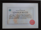 Uzm. Dr. Ayşegül Sözeri Özdemir Çocuk Sağlığı ve Hastalıkları sertifikası