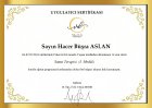 Psk. Büşra Aslan Psikoloji sertifikası