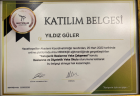 Dyt. Yıldız Güler Diyetisyen sertifikası