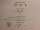 Uzm. Psk. Ezgi Turhan Psikoloji sertifikası