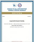 Uzm. Psk. Dan. Baki Büyüksevindik Psikolojik Danışman sertifikası