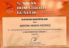 Uzm. Dr. Merve Özbayrak Fiziksel Tıp ve Rehabilitasyon sertifikası