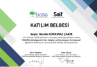 Klinik Psikolog Dr. Hande Korkmaz Çakır Psikoloji sertifikası