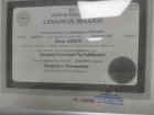 Op. Dr. Deniz Gözcü Ortopedi ve Travmatoloji sertifikası