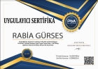 Psk. Dan. Rabia Gürses Psikolojik Danışman sertifikası