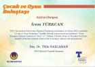 Uzm. Psk. Dan. İrem Türkcan Psikolojik Danışman sertifikası