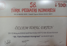 Uzm. Dr. Özlem Topal Erten Çocuk Sağlığı ve Hastalıkları sertifikası