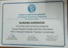 Uzm. Dr. Nurana Karimova Çocuk ve Ergen Psikiyatristi sertifikası
