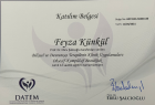 Uzm. Kl. Psk. Feyza Künkül Klinik Psikolog sertifikası