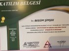 Dyt. Begüm Şimsek İpek Diyetisyen sertifikası