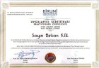 Klinik Psikolog  Birkan Kal Psikoloji sertifikası
