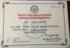 Psk. Dan. Selver EBRİŞİM Psikolojik Danışman sertifikası