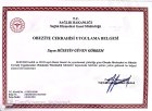 Op. Dr. Güven Görkem Genel Cerrahi sertifikası