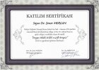 Uzm. Dr. Şener Mercan Psikiyatri sertifikası
