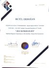 Dr. Psikoterapist Betül Erdoğan Fındıklı Psikoterapi sertifikası