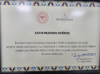 Doç. Dr. Mustafa Doğduş Kardiyoloji sertifikası