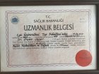 Op. Dr. Orçun Sezer Kadın Hastalıkları ve Doğum sertifikası