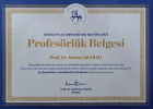Prof. Dr. Mesut Akarsu Dahiliye - İç Hastalıkları sertifikası