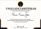 Uzm. Pedagog Hacer Konca Tutar Pedagoji sertifikası