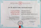 Op. Dr. Metin Temel Plastik Rekonstrüktif ve Estetik Cerrahi sertifikası