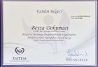 Psk. Beyza Dokumacı Psikoloji sertifikası