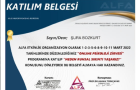 Psk. Şura Bozkurt Psikoloji sertifikası