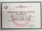 Psikoterapist Huriye Yüksel Sevük Psikoloji sertifikası