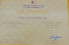 Uzm. Kl. Psk. Helin Karakılıç Psikoloji sertifikası