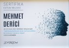 Dr. Dt. Mehmet Derici Diş Hekimi sertifikası