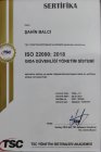 Dyt. Şahin Balcı Diyetisyen sertifikası