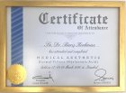 Op. Dr. Barış KORKMAZ Kadın Hastalıkları ve Doğum sertifikası