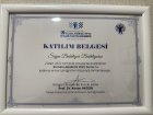 Uzm. Dr. Bahtiyar Bahtiyarov Fiziksel Tıp ve Rehabilitasyon sertifikası