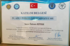 Psk. Dan. Özlem Kıyak Psikolojik Danışman sertifikası