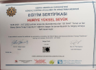 Psikoterapist Huriye Yüksel Sevük Psikoloji sertifikası