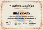 Psk. Hilal Zengin Psikoloji sertifikası