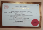Uzm. Dr. Süleyman Polater Dahiliye - İç Hastalıkları sertifikası