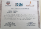 Uzm. Kl. Psk. Melis İpçi Psikoloji sertifikası