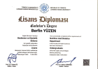 Dyt. Berfin Yüzen Diyetisyen sertifikası