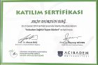 Uzm. Dyt. Akif Dağ Diyetisyen sertifikası