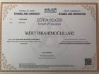 Psk. Dan. Mert İbrahimoğulları Psikolojik Danışman sertifikası