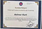 Uzm. Kl. Psk. Aslınur Ünver Klinik Psikolog sertifikası